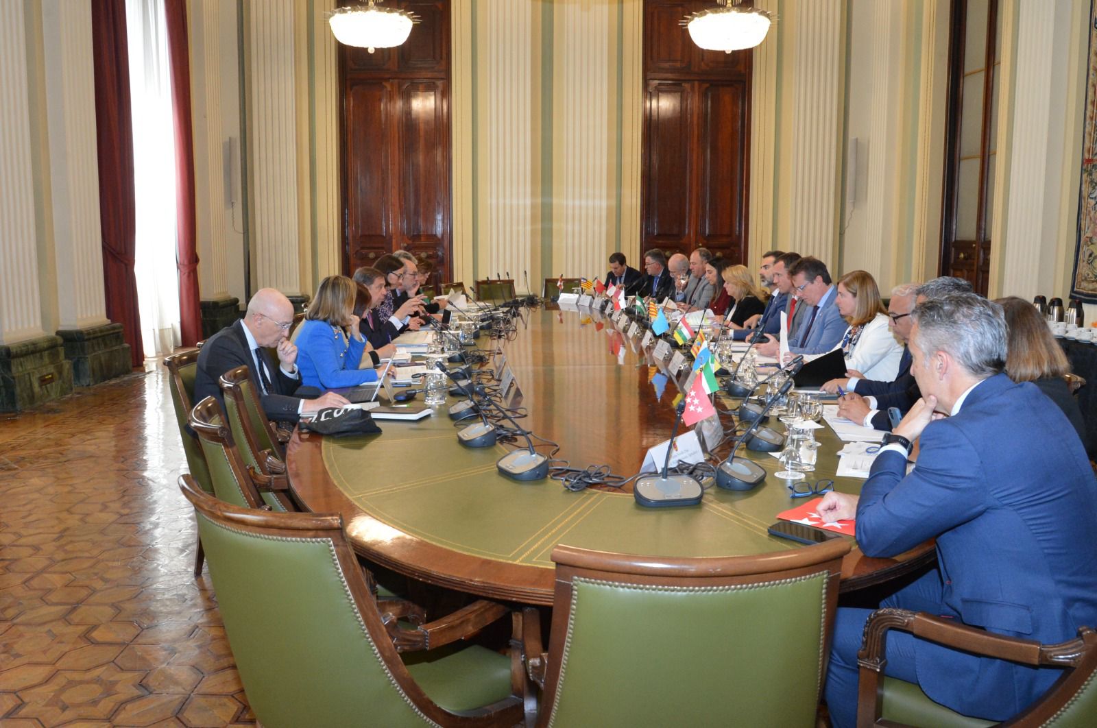 El consejero Ramón Fernández-Pacheco durante su participación en la Conferencia Sectorial de Agricultura.