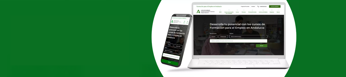 Nueva web de Formación para el Empleo