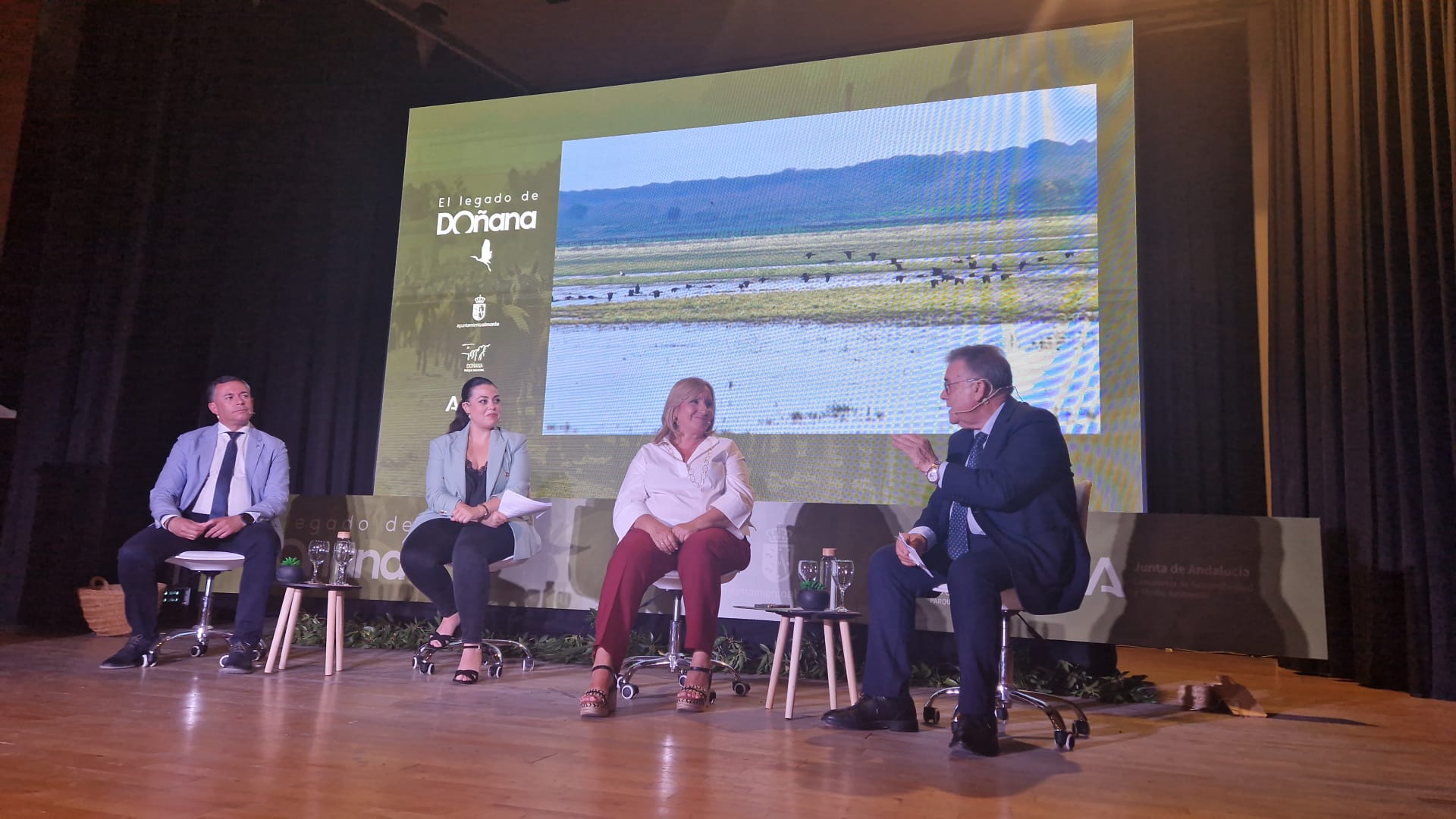 La viceconsejera Consolación García en la jornada 'El legado de Doñana'.