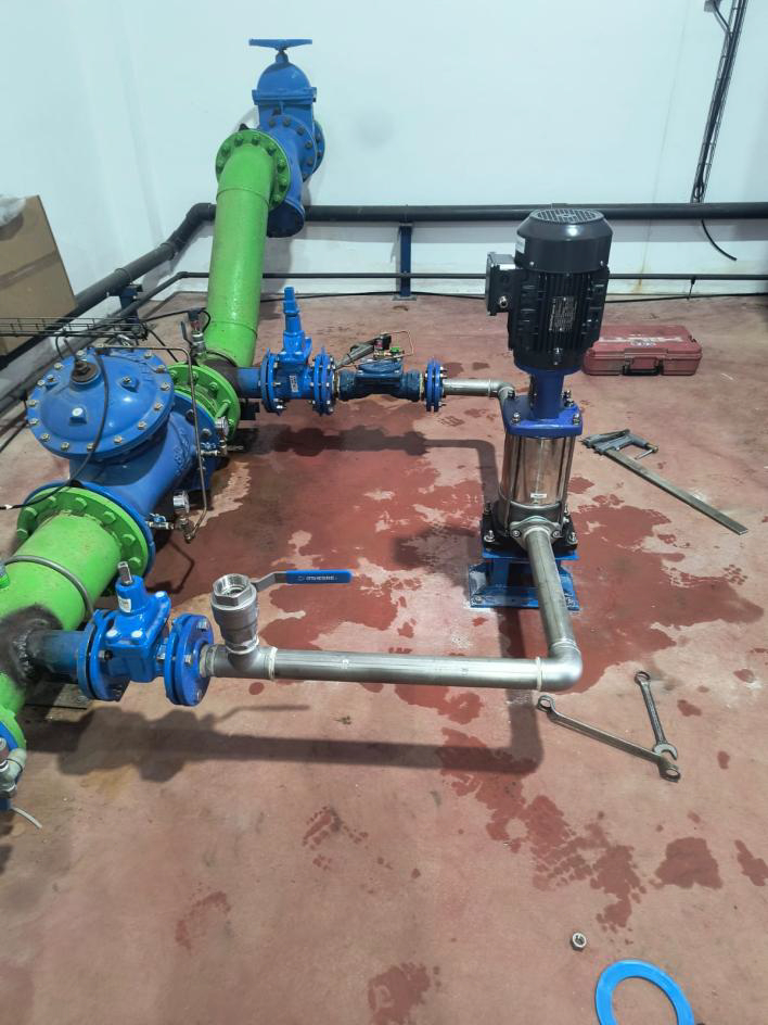 Imagen de archivo de turbina de generación hidráulica