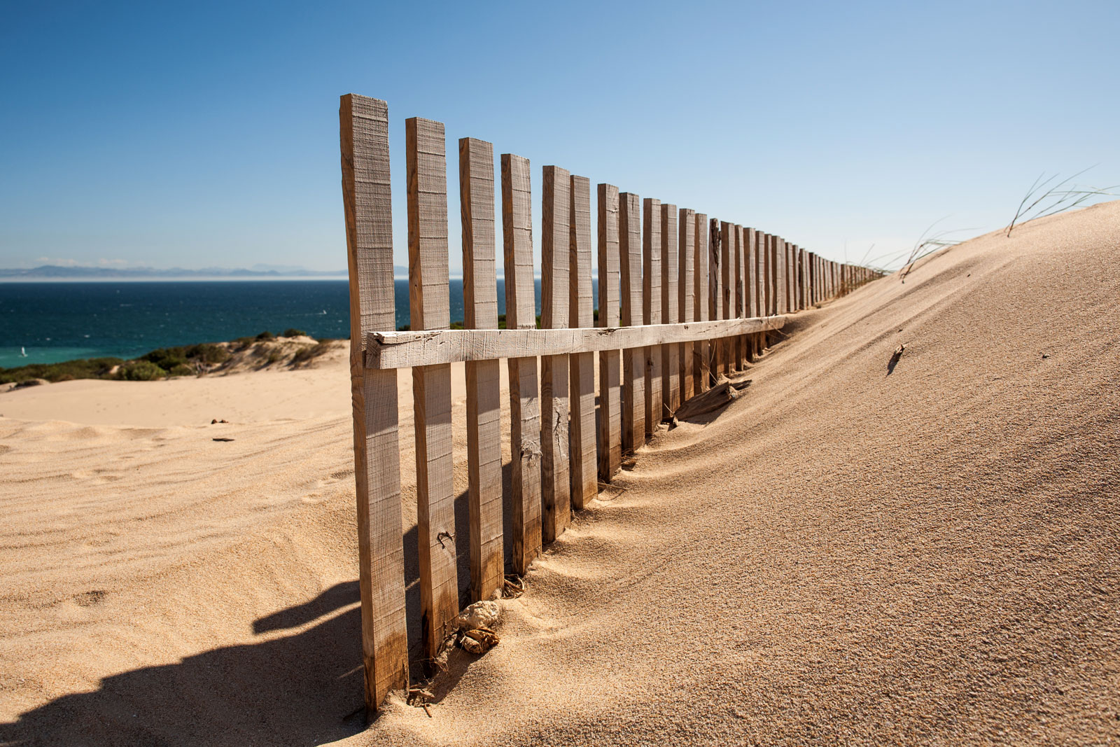 Imagen de una duna en Andalucía.