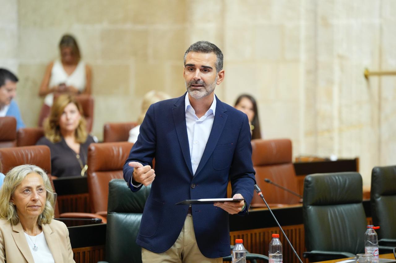 Fernández-Pacheco en el Parlamento de Andalucía.