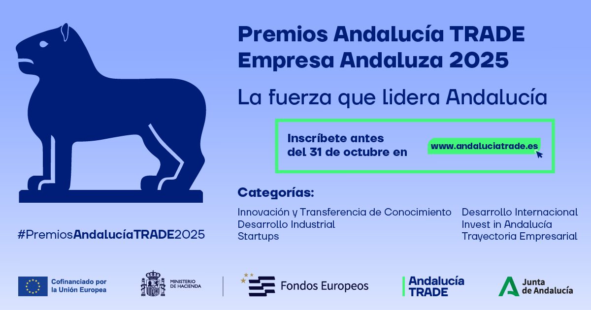Publicidad Premios Andalucía TRADE Empresa Andaluza 2025