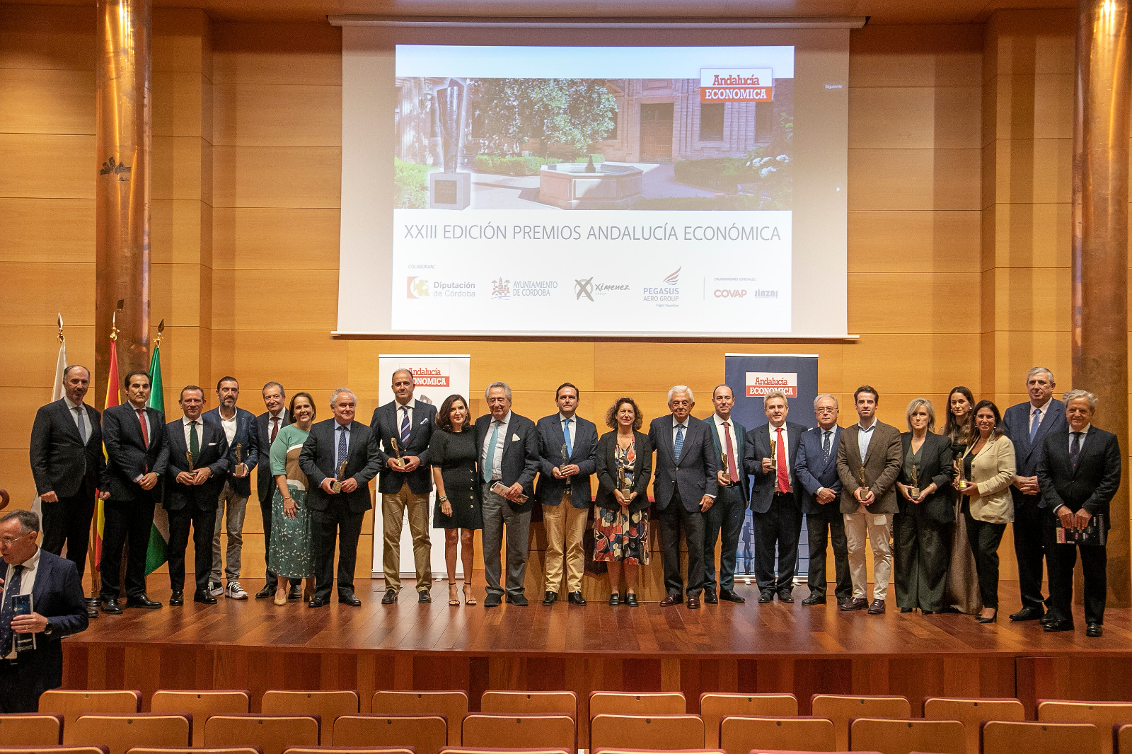 Rocío Blanco en la XXIII edición de los Premios de Andalucía Económica.