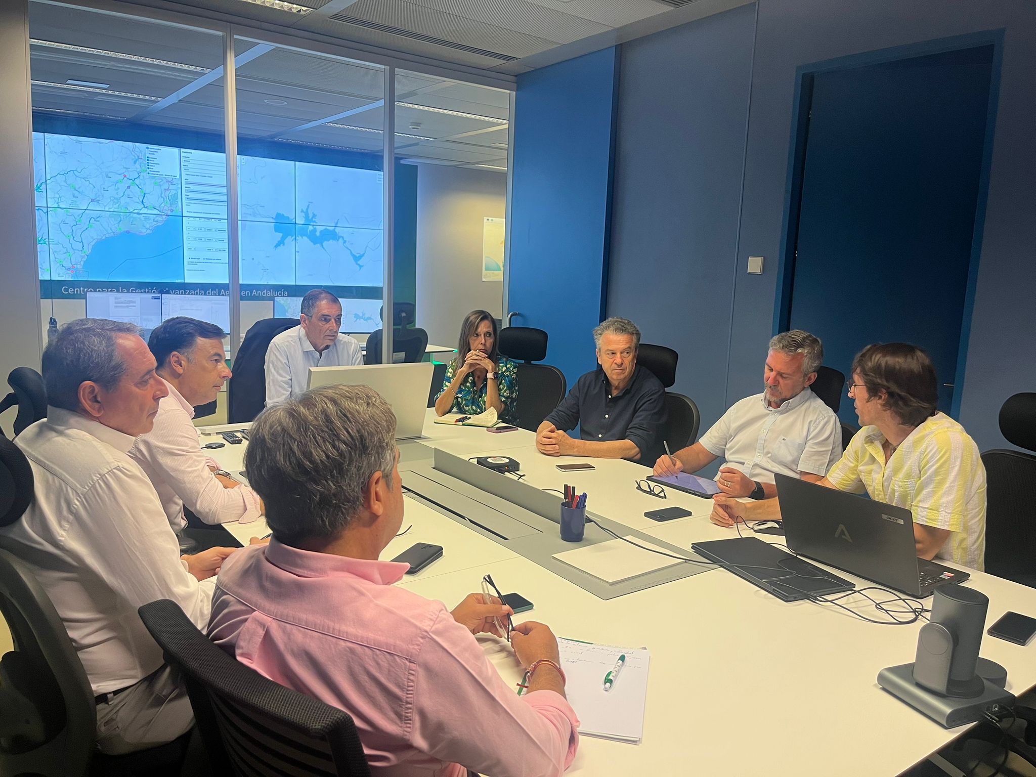 Un momento de la reunión
