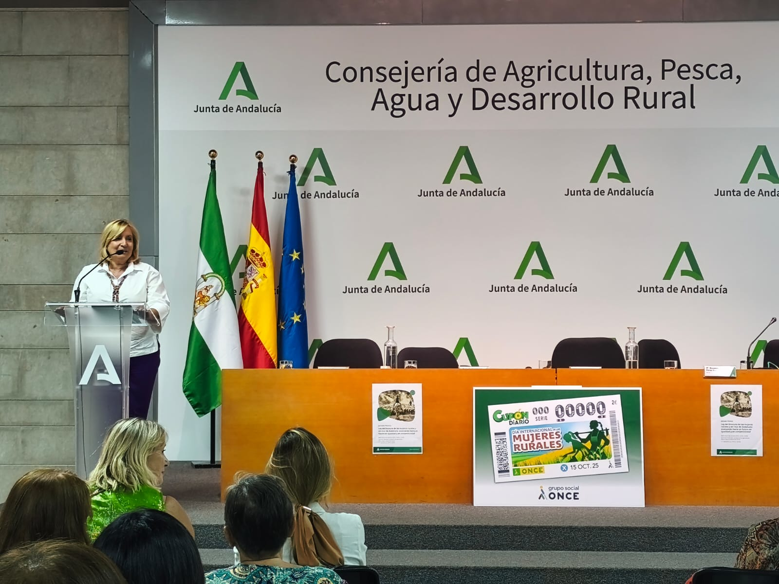 La viceconsejera de Agricultura clausura una jornada técnica en torno al Día de la Mujer Rural
