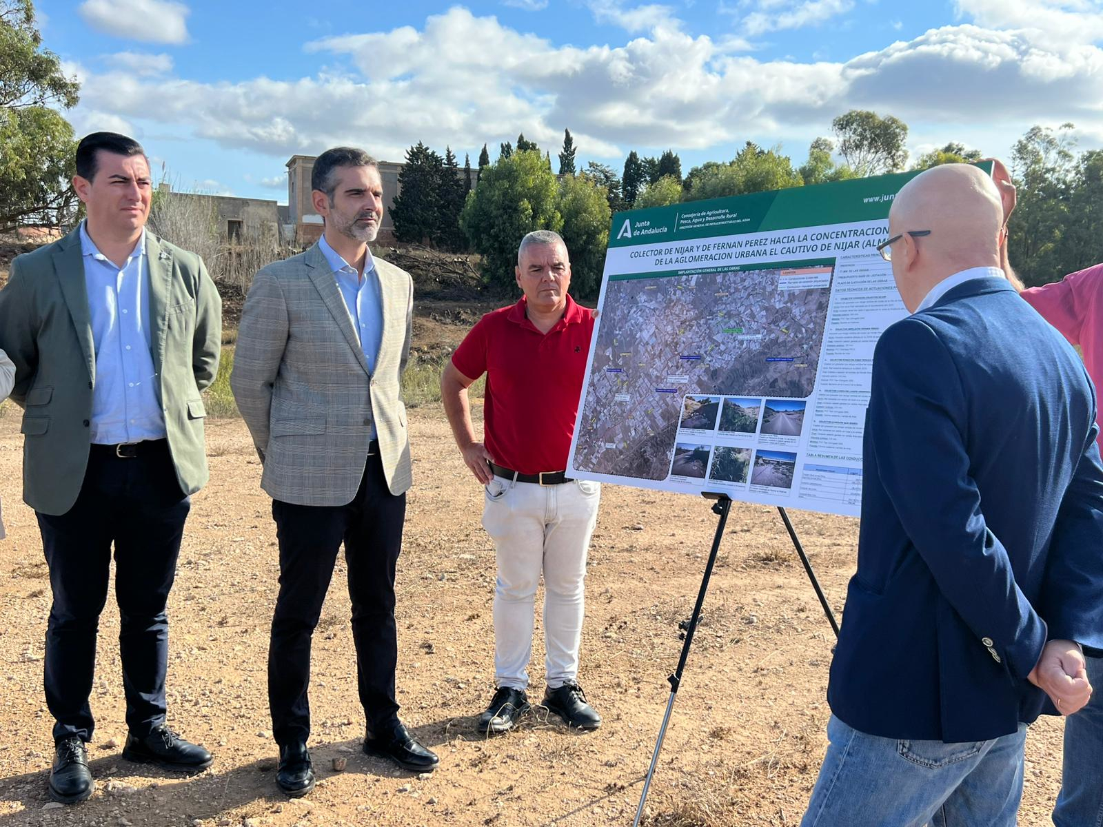 Ramón Fernández-Pacheco anuncia la licitación del nuevo colector de Níjar y Fernán Pérez (Almería)