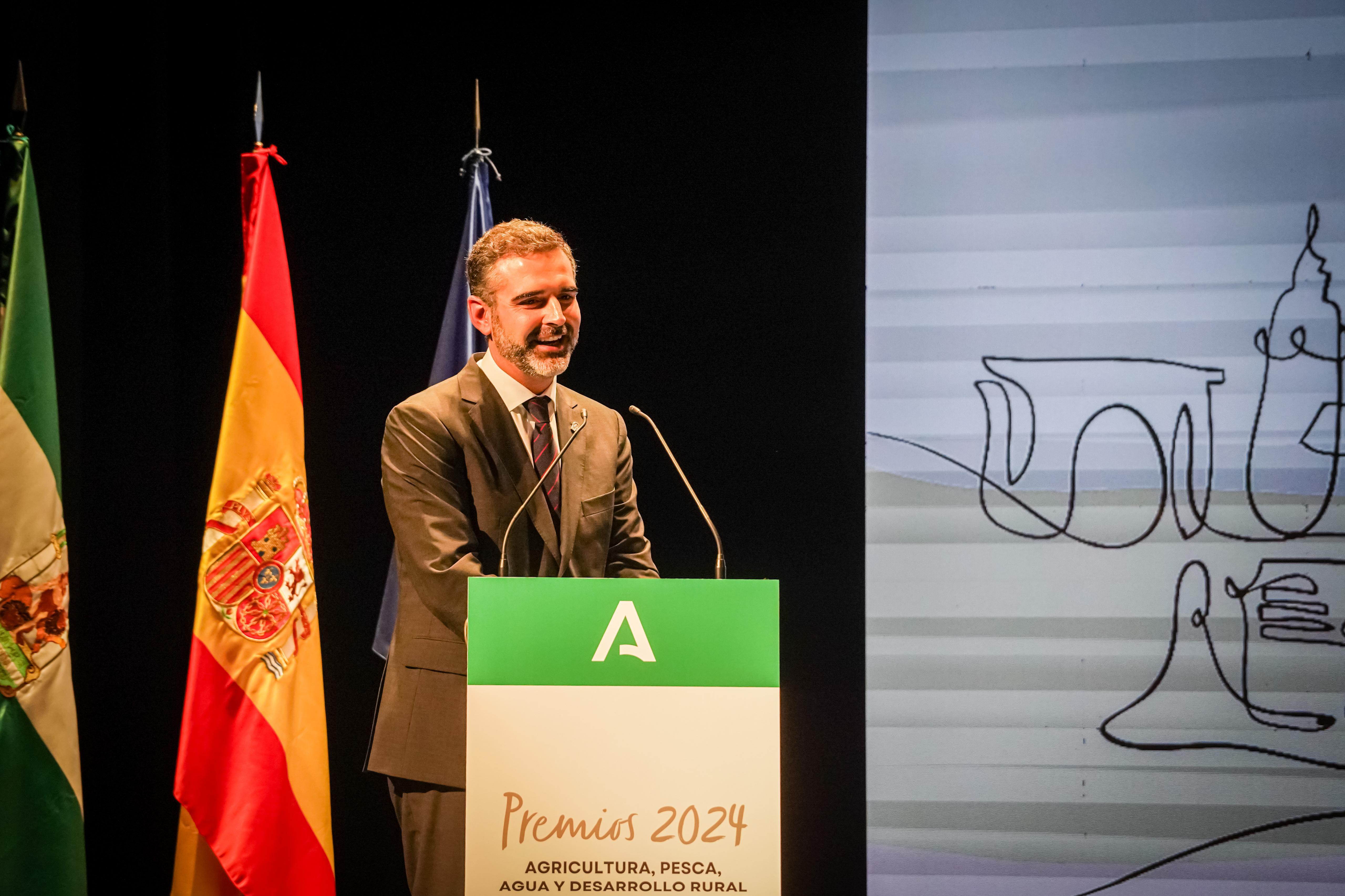 Ramón Fernández-Pacheco en los Premios de Agricultura y Pesca de 2024.