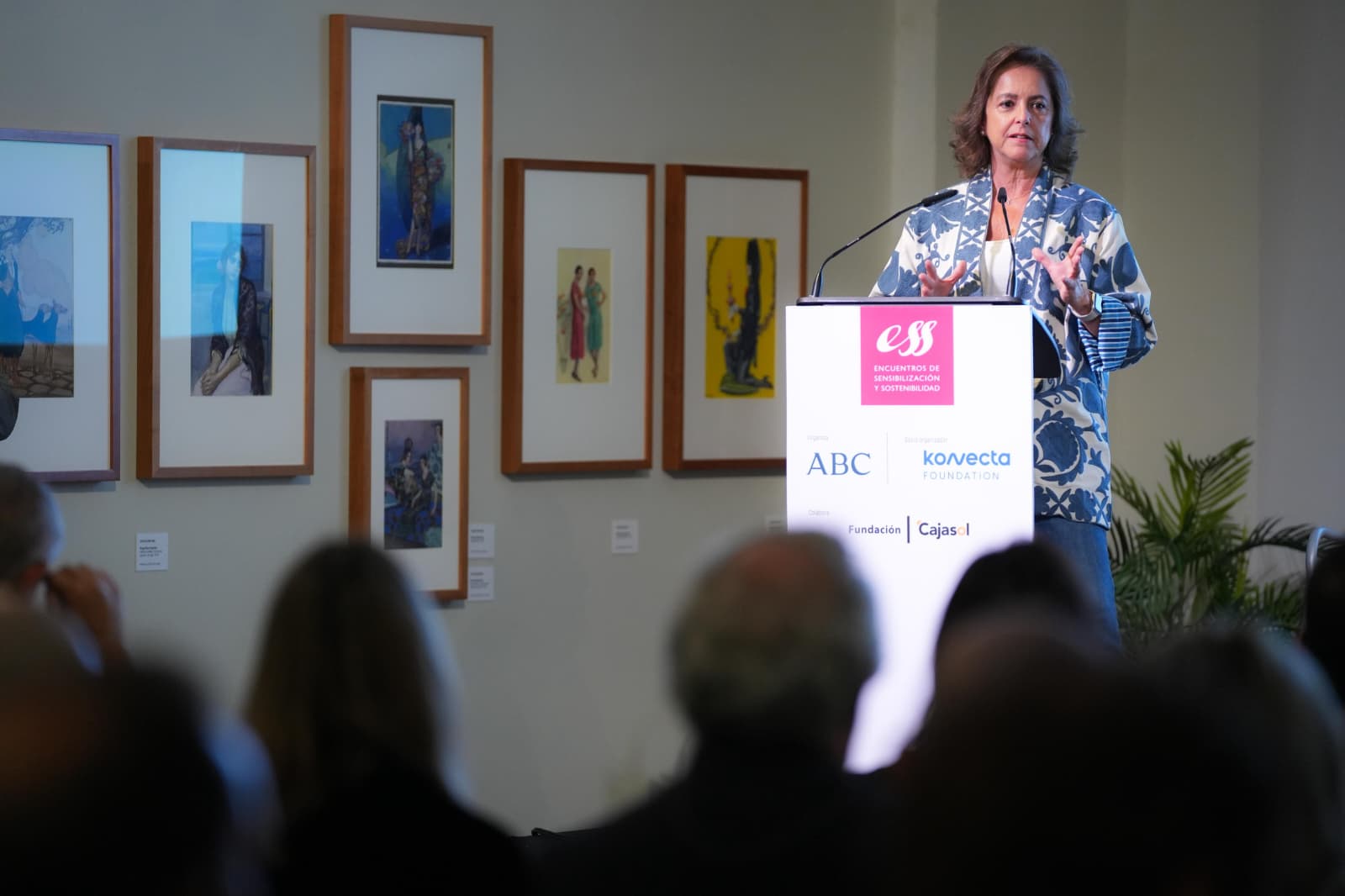 La consejera de Sostenibilidad y Medio Ambiente, durante su intervención en el foro.