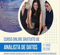 Curso que se impartirá del 11 de noviembre al 26 de enero