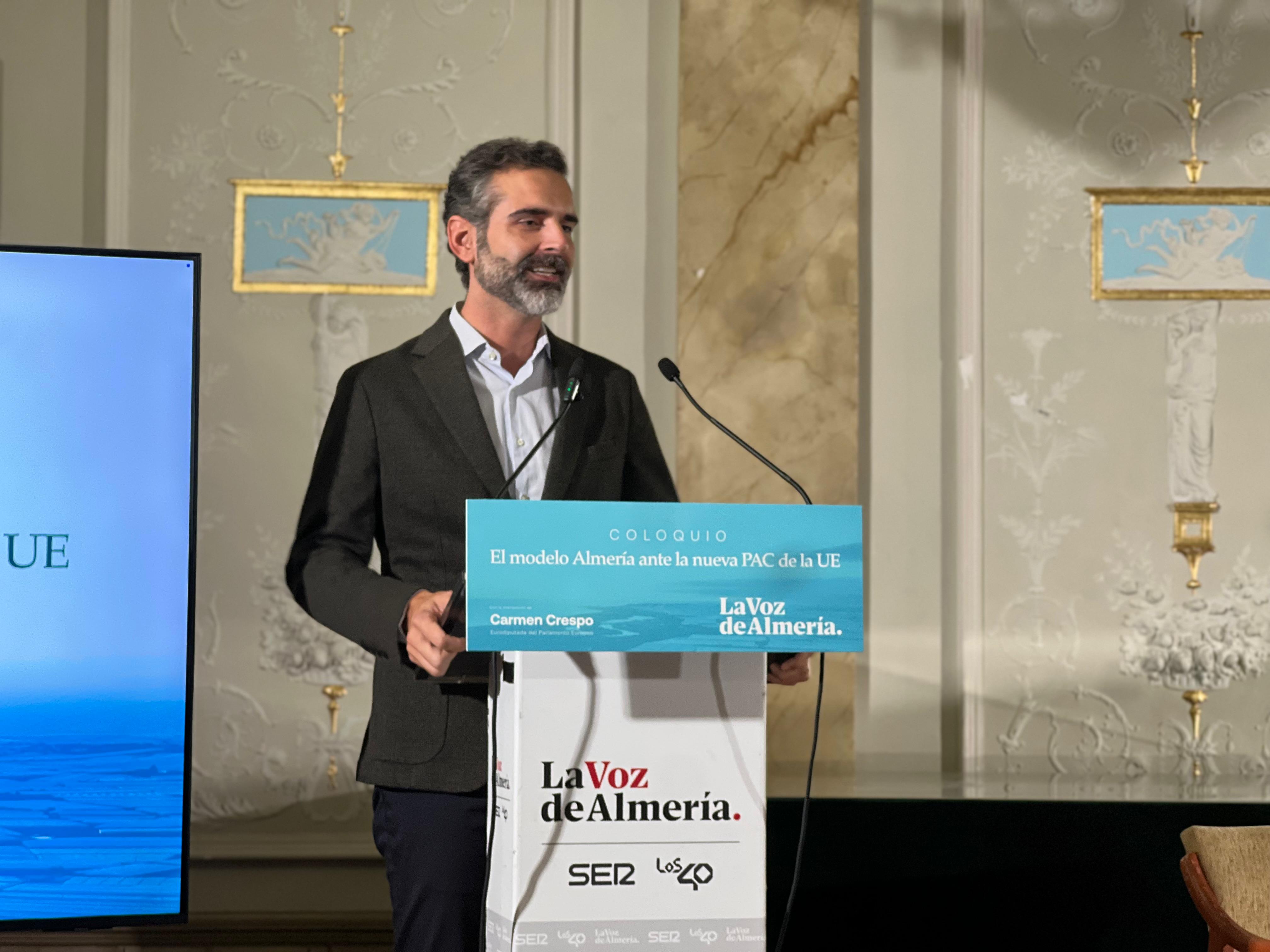 El consejero, durante su intervención