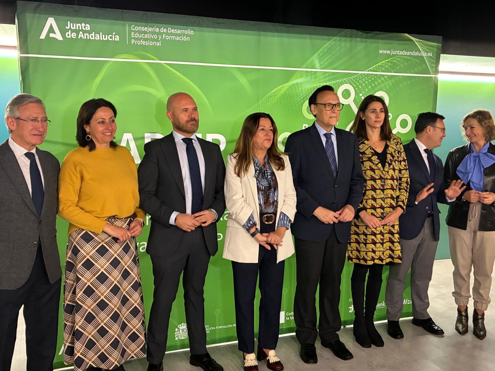 illamandos y Castillo en la Jornada ‘Andalucía Innova: la FP que impulsa el futuro’