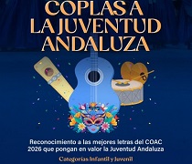Cartel de los II Premios 'Coplas a la juventud andaluza'