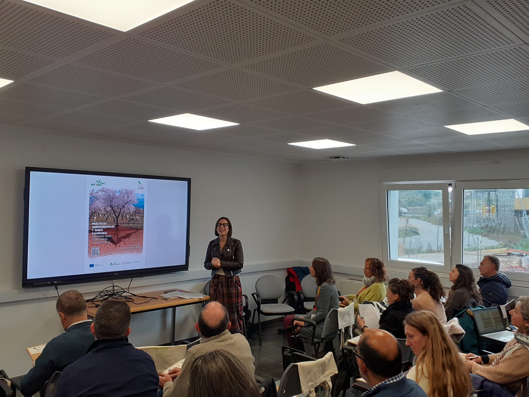 Momento de la jornada celebrada en la OCA de Guadix.