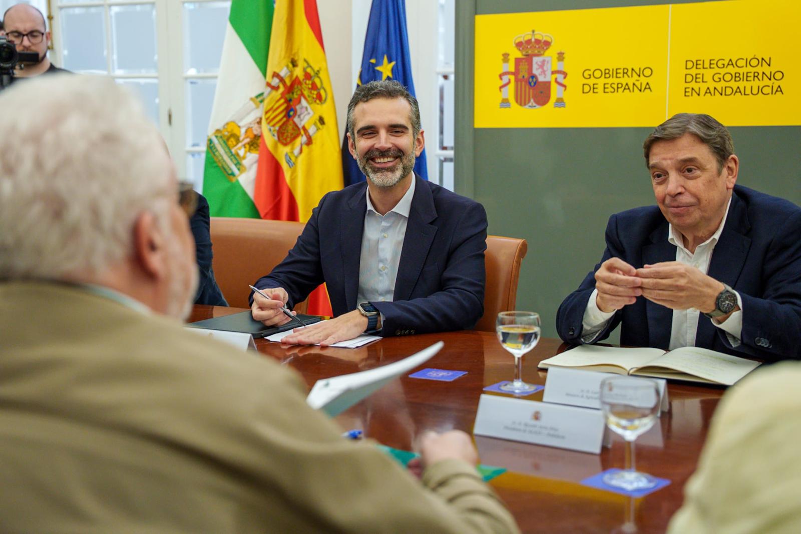 Ramón Fernández-Pacheco y Luis Planas durante la reunión