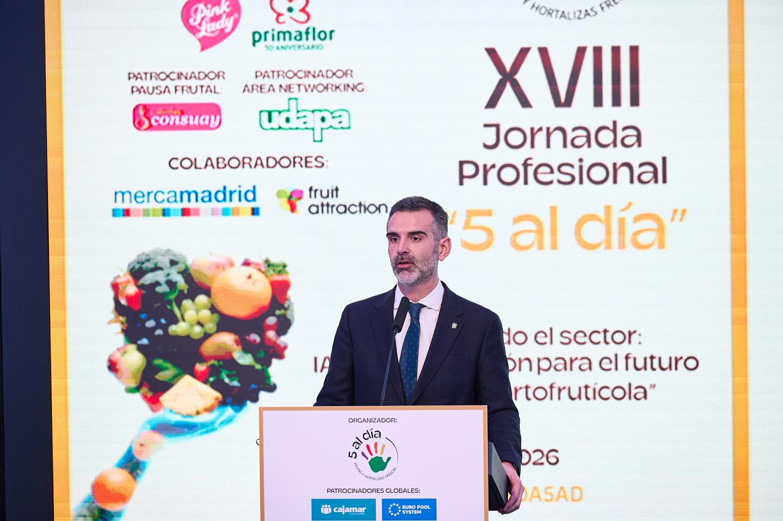 Fernández-Pacheco durante la inauguración de las jornadas