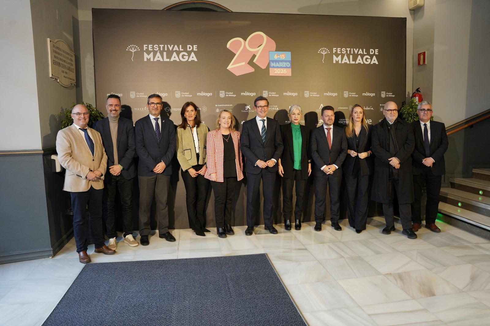 La consejera de Cultura y Deporte, Patricia del Pozo, y el consejero de Industria, Energía y Minas y presidente de la Agencia Digital de Andalucía (ADA), Jorge Paradela, han presidido la tercera reunión del Clúster Audiovisual y de Contenidos Digitales de Andalucía (LAND), celebrada en el marco del Festival de Málaga