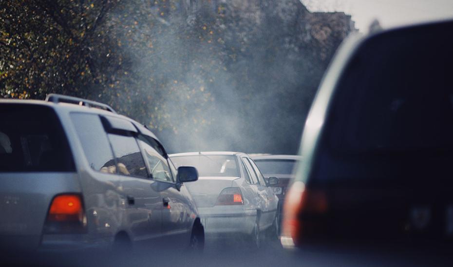 Emisiones de CO2 del tráfico rodado.