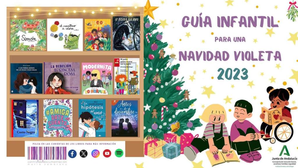 Portada guía de Navidad para niños y niñas.