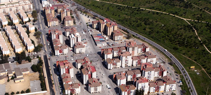 Barriada Polígono Sur en Sevilla