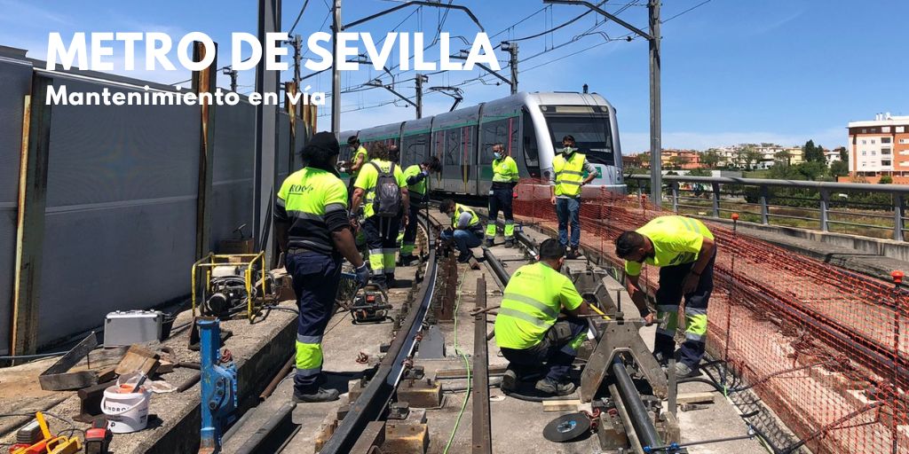 Mantenimientos excepcionales en el Metro de Sevilla