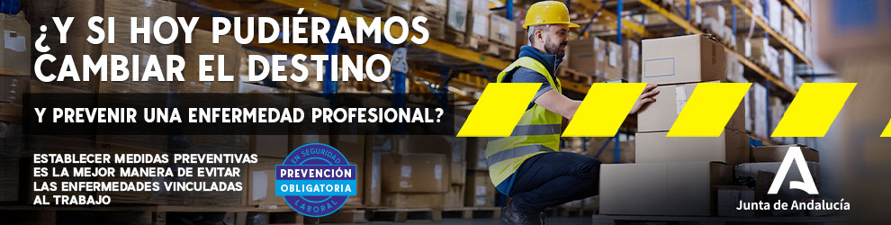 Imagen promocional de la campaña. ¿Y si hoy pudiéramos cambiar el destino y prevenir una enfermedad profesional?
