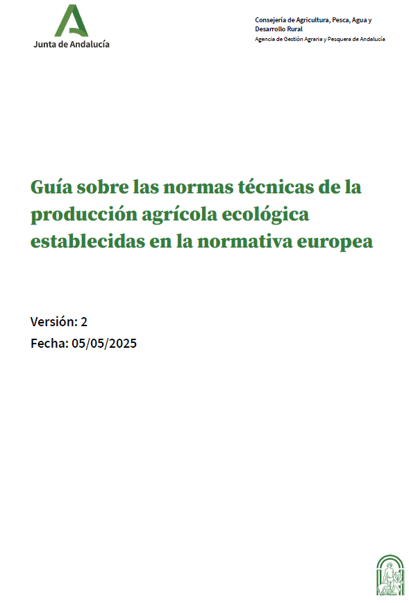 Guía normas técnicas de la producción ecológica