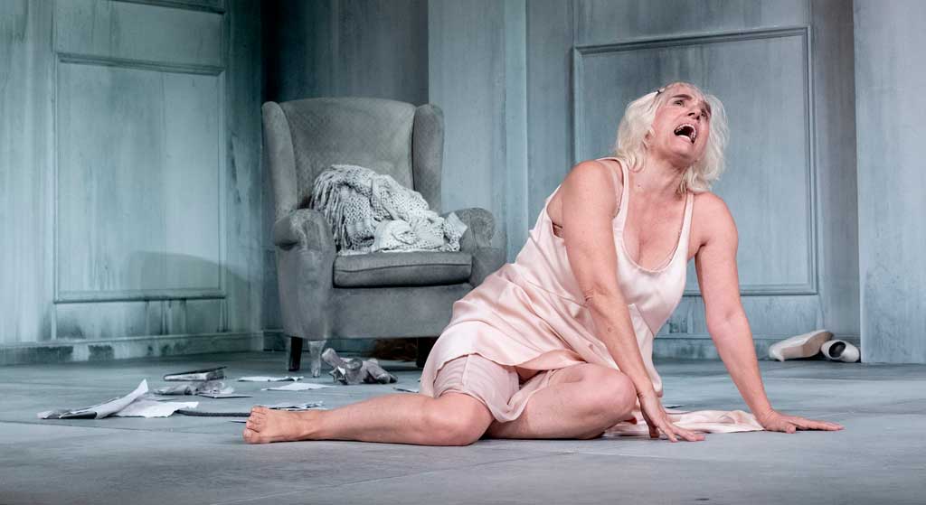 La actriz Anabel Alonso sobre el escenario