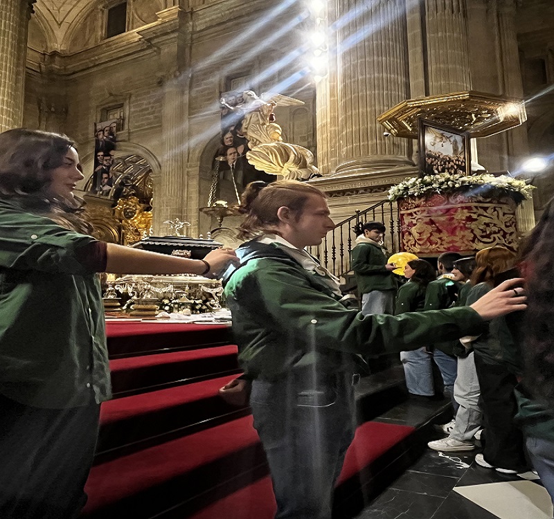 Han acudido numerosos jóvenes scouts de toda la provincia de Jaén