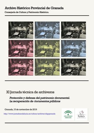 XI Jornada Técnica de Archiveros 2019 AHPGR